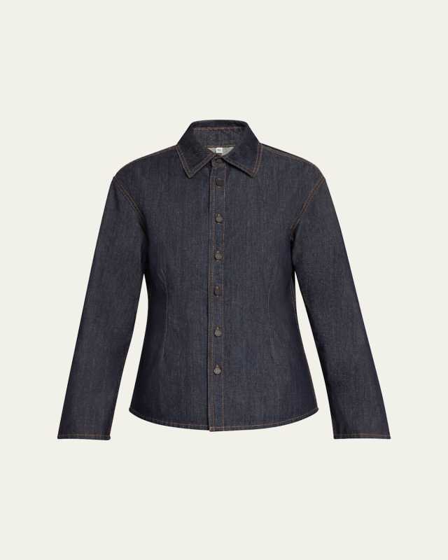 Clare Long-Sleeve Denim Shirt